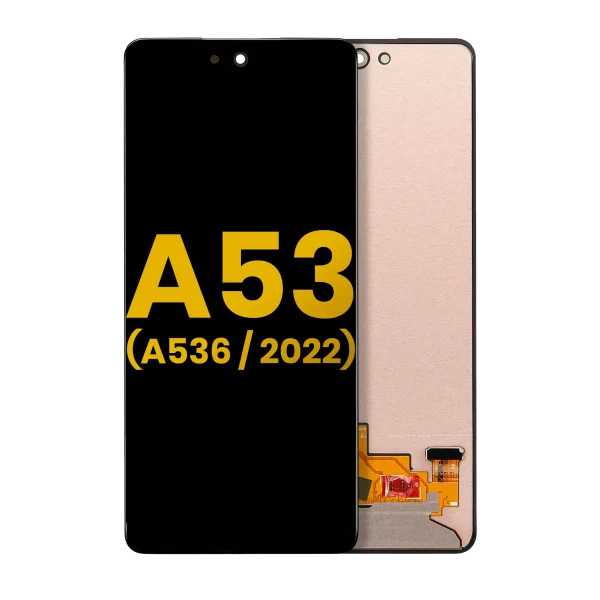 Samsung Galaxy A53 5G İle Uyumlu Çerçevesiz ekran Orijinal Ekranı (A536 2022) Orijinal (Tüm Renkler)