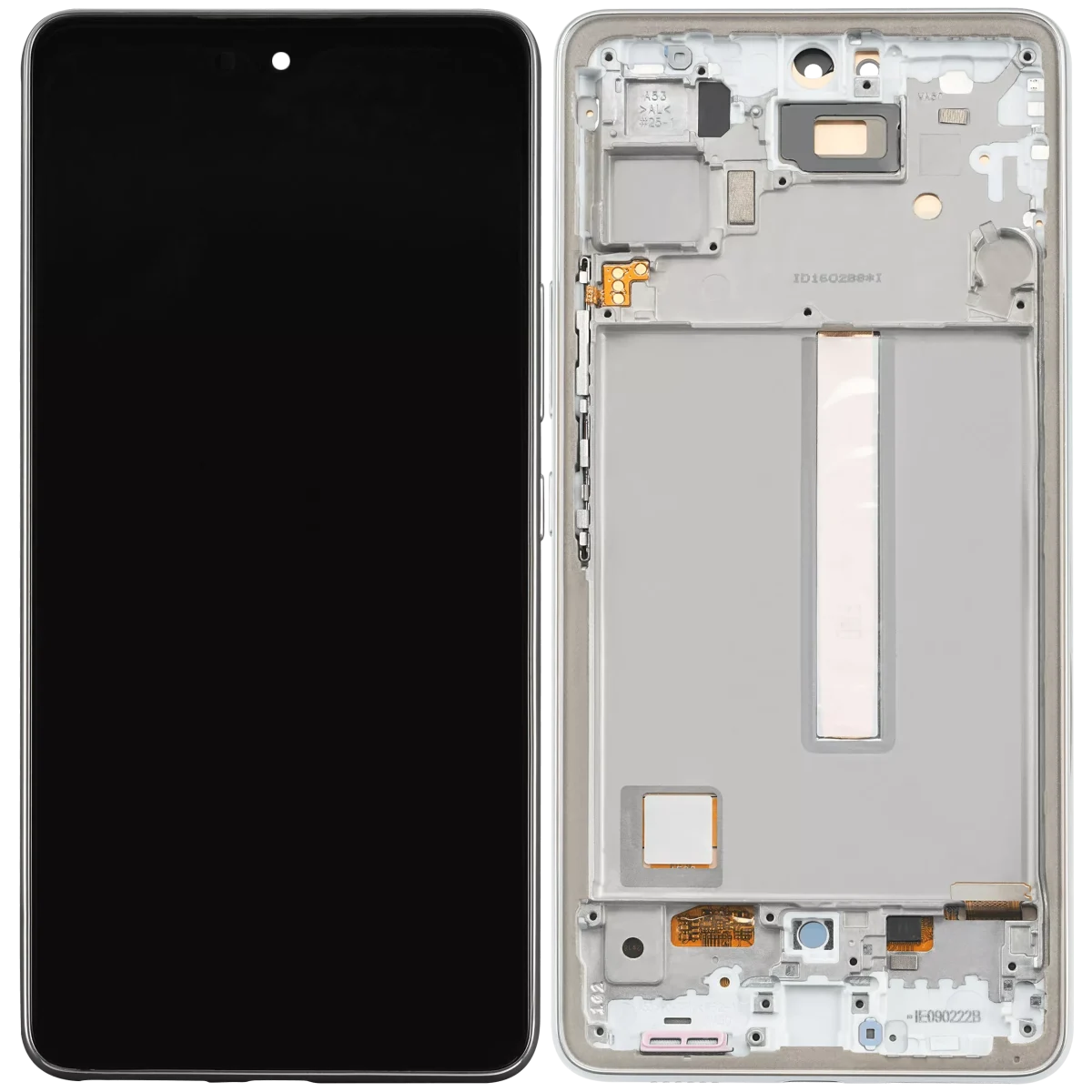 Samsung Galaxy A53 5G İle Uyumlu İçin Çerçeveli ekran (A536 2022) (6.36") (Aftermarket Plus) (Beyaz)  Orijinal Ekranı - Görsel 2