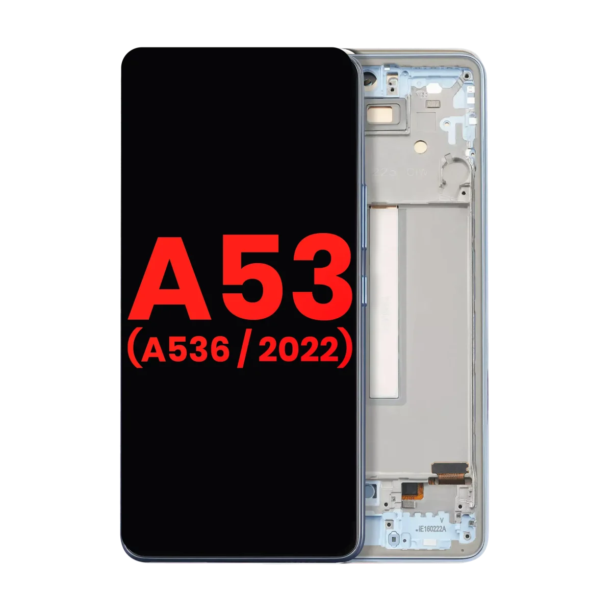 Samsung Galaxy A53 5G İle Uyumlu İçin Çerçeveli ekran (A536 2022) (6.36") (Aftermarket Plus) (Mavi)  Orijinal Ekranı - Görsel 2