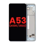 Samsung Galaxy A53 5G İle Uyumlu İçin Çerçeveli ekran (A536 2022) (6.36") (Aftermarket Plus) (Mavi)  Orijinal Ekranı - Görsel 2