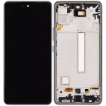 Samsung Galaxy A53 5G İle Uyumlu İçin Çerçeveli ekran (A536 2022) (6.36") (Aftermarket Plus) (Siyah)  Orijinal Ekranı - Görsel 2