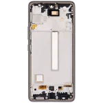 Samsung Galaxy A53 5G İle Uyumlu İçin Çerçeveli ekran (A536 2022) (6.36") (Aftermarket Plus) (Siyah)  Orijinal Ekranı - Görsel 4