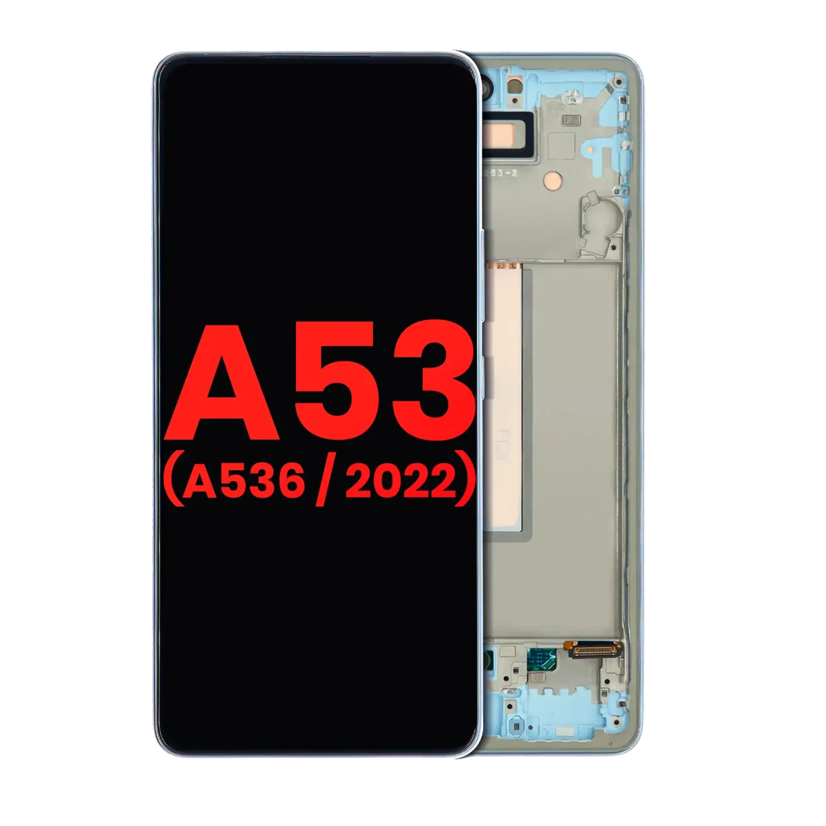 Samsung Galaxy A53 5G İle Uyumlu İçin Çerçeveli ekran (A536 2022) (6.46") (Aftermarket Plus) (Mavi)  Orijinal Ekranı - Görsel 3