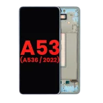 Samsung Galaxy A53 5G İle Uyumlu İçin Çerçeveli ekran (A536 2022) (6.46") (Aftermarket Plus) (Mavi)  Orijinal Ekranı - Görsel 3