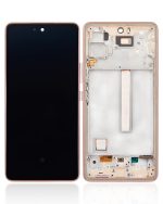 Samsung Galaxy A53 5G İle Uyumlu İçin Çerçeveli ekran (A536 2022) Orijinal (Şeftali)  Orijinal Ekranı - Görsel 2
