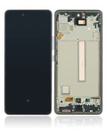 Samsung Galaxy A53 5G İle Uyumlu İçin Çerçeveli ekran (A536 2022) Orijinal (Siyah)  Orijinal Ekranı - Görsel 3