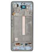 Samsung Galaxy A53 5G İle Uyumlu İçin Çerçeveli ekran (A536 2022) (Servis Paketi) (Mavi)  Orijinal Ekranı - Görsel 4