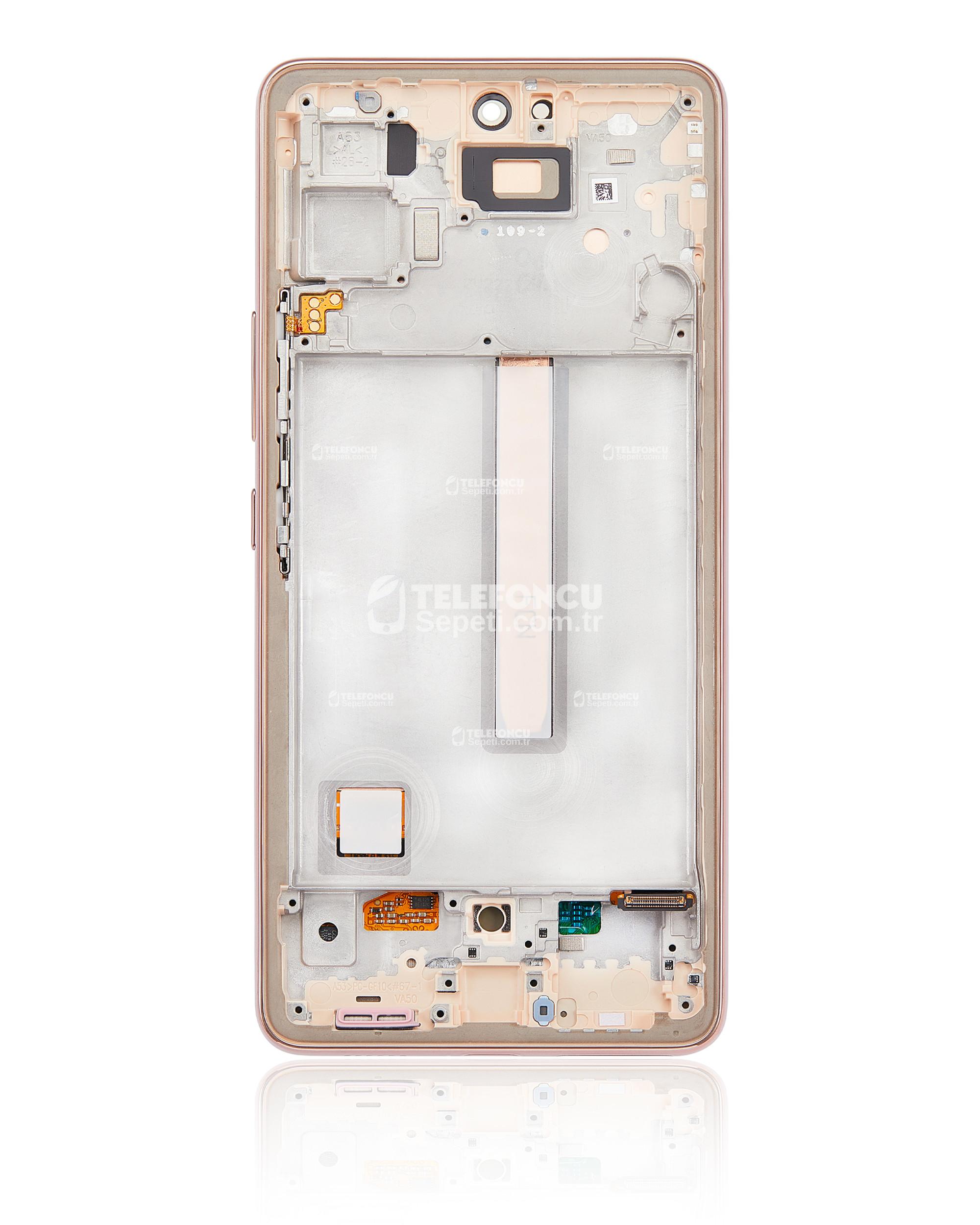Samsung-Galaxy-A53-5G-Ile-Uyumlu-Icin-Cerceveli-ekran-A536-2022-Servis-Paketi-Seftali-Orijinal-Ekrani-2 Samsung Galaxy A53 5G İle Uyumlu İçin Çerçeveli ekran (A536 2022) (Servis Paketi) (Şeftali)  Orijinal Ekranı - Görsel 3