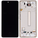 Samsung Galaxy A53 5G İle Uyumlu İçin Çerçeveli ekran Orijinal Ekranı(A536 2022) (6.46") (Aftermarket Plus) (Beyaz) - Görsel 2
