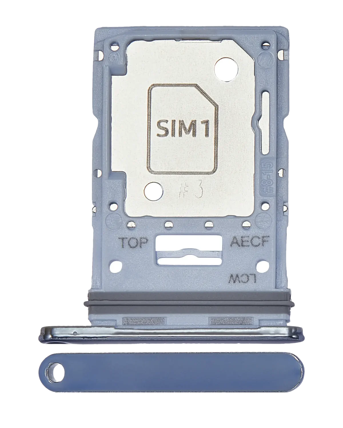 Samsung Galaxy A53 5G İle Uyumlu İle Uyumlu Çift Sim Kart Tepsisi (A536 2022) (Mavi) - Görsel 6