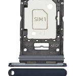 Samsung Galaxy A53 5G İle Uyumlu İle Uyumlu Çift Sim Kart Tepsisi (A536 2022) (Siyah)