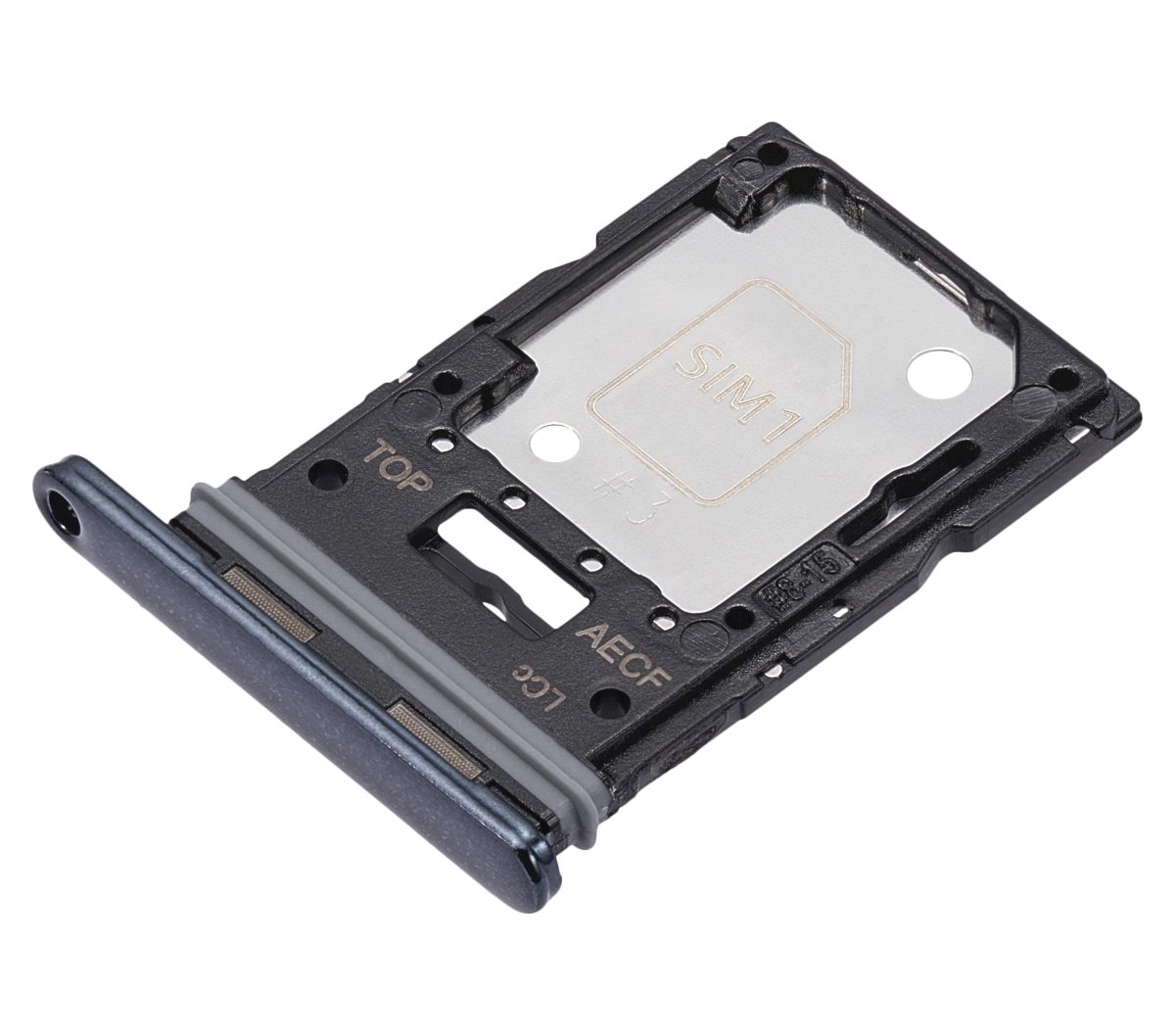 Samsung Galaxy A53 5G İle Uyumlu İle Uyumlu Çift Sim Kart Tepsisi (A536 2022) (Siyah) - Görsel 4