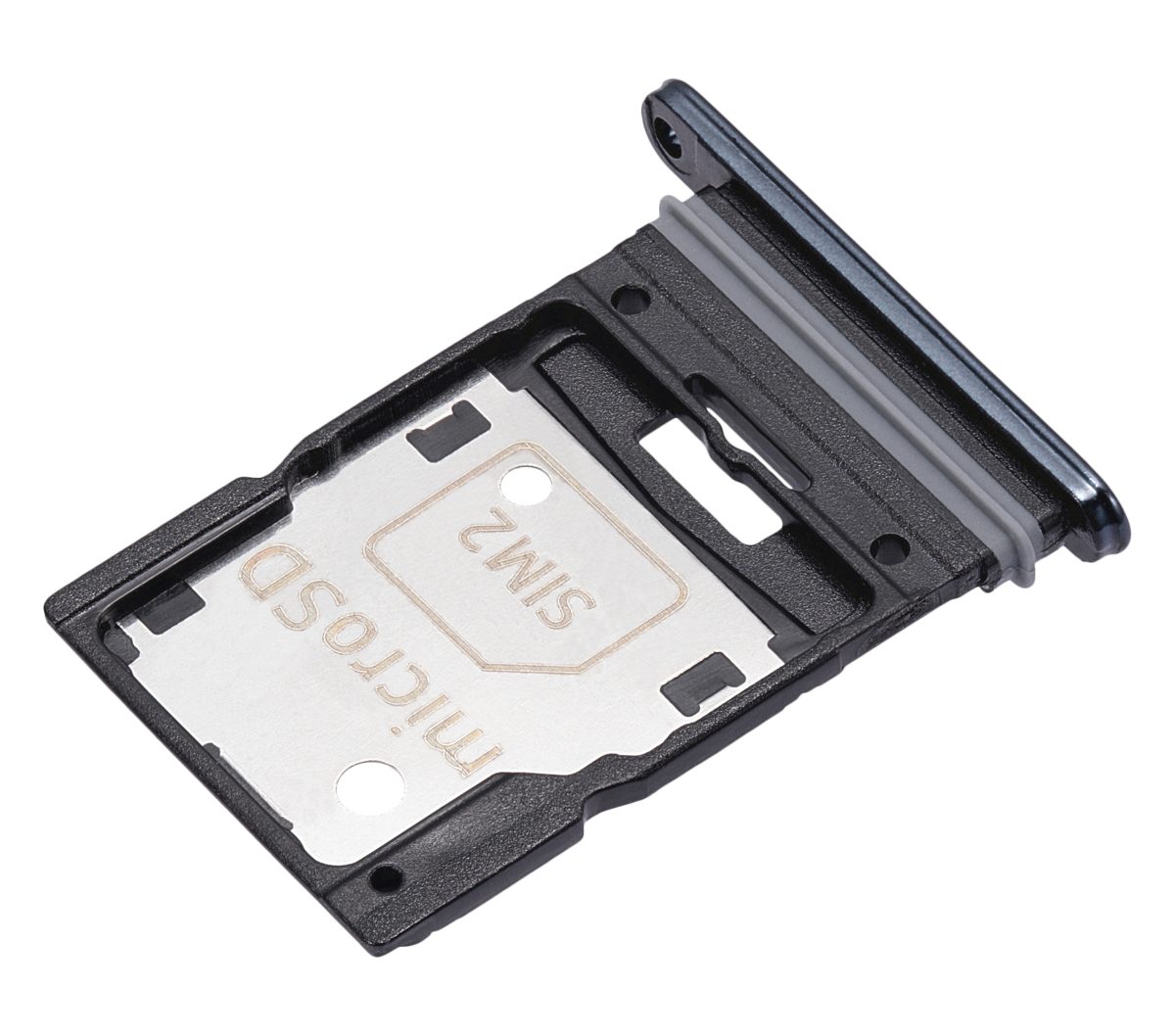 Samsung Galaxy A53 5G İle Uyumlu İle Uyumlu Çift Sim Kart Tepsisi (A536 2022) (Siyah) - Görsel 5