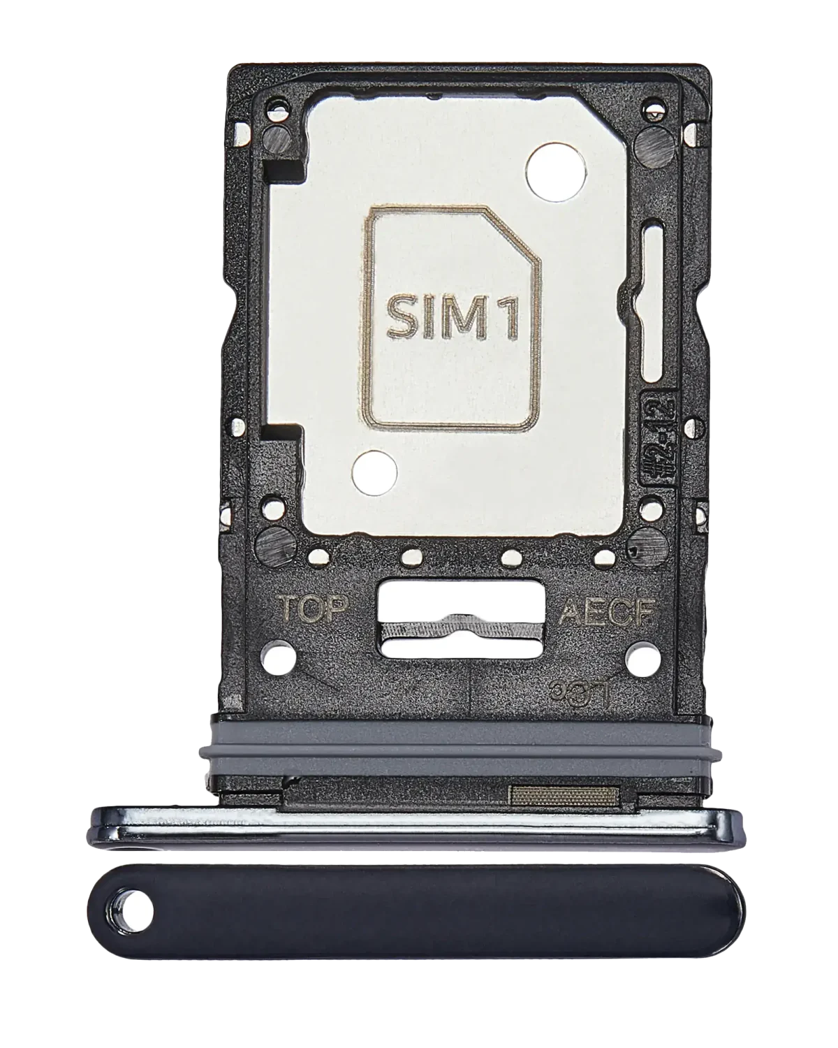 Samsung Galaxy A53 5G İle Uyumlu İle Uyumlu Tek Sim Kart Tepsisi (A536 2022) (Siyah)