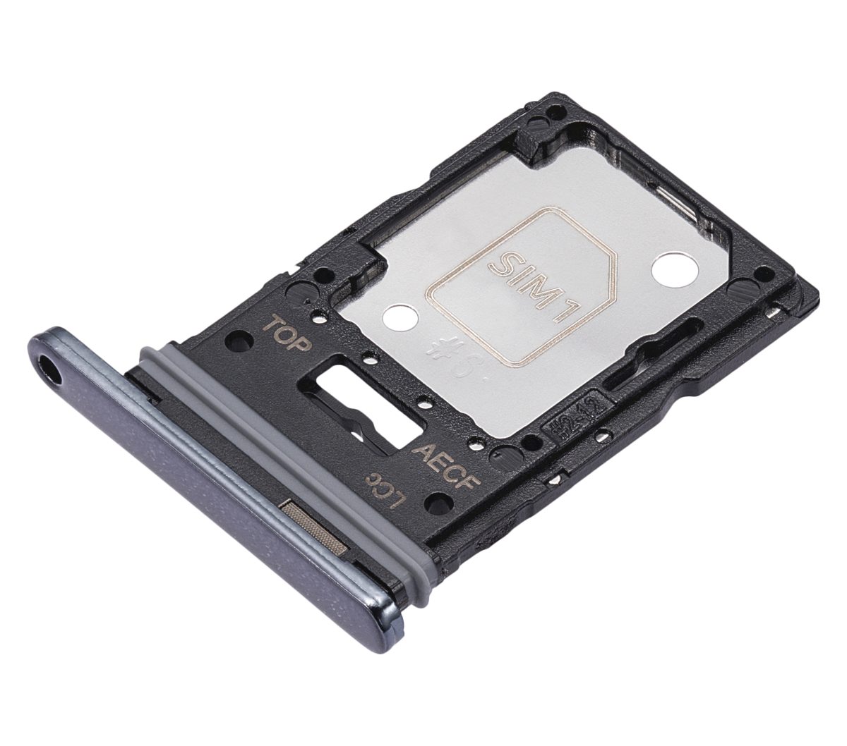 Samsung Galaxy A53 5G İle Uyumlu İle Uyumlu Tek Sim Kart Tepsisi (A536 2022) (Siyah) - Görsel 4