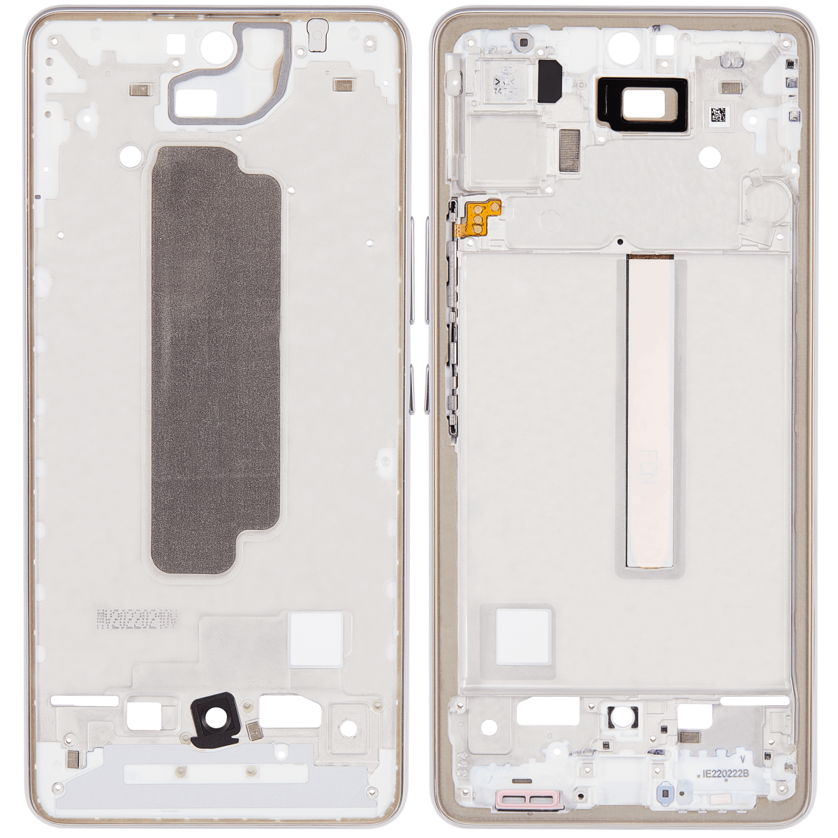 Samsung Galaxy A53 5G İle Uyumlu  Orta Çerçeve Kasası (A536 2022) (Beyaz) - Görsel 2