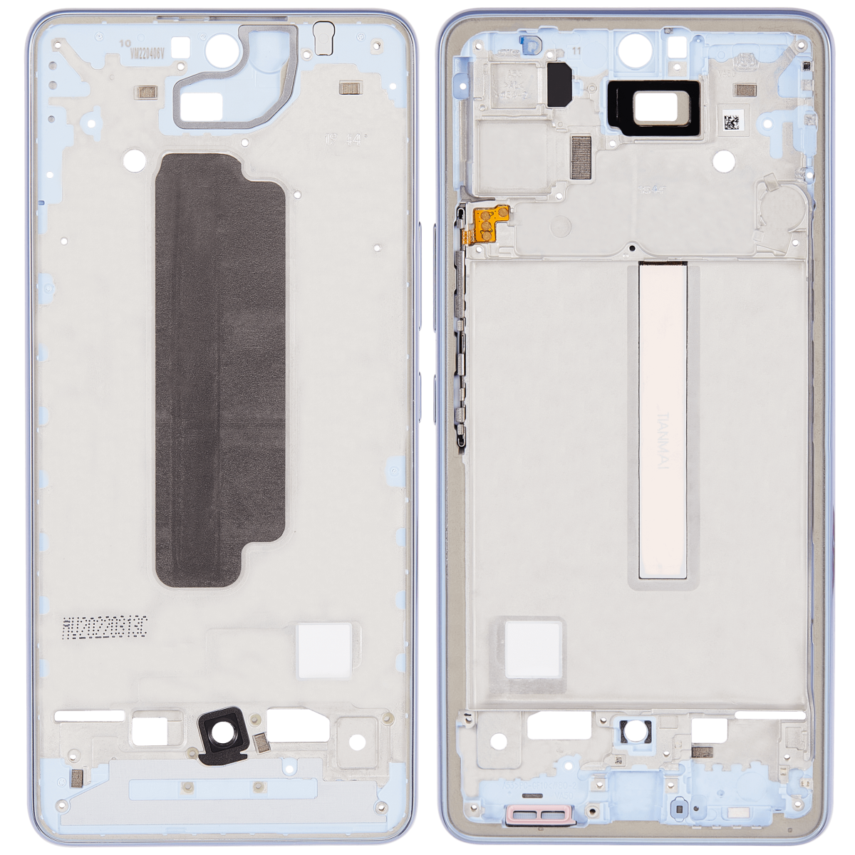 Samsung Galaxy A53 5G İle Uyumlu  Orta Çerçeve Kasası (A536 2022) (Mavi) - Görsel 2