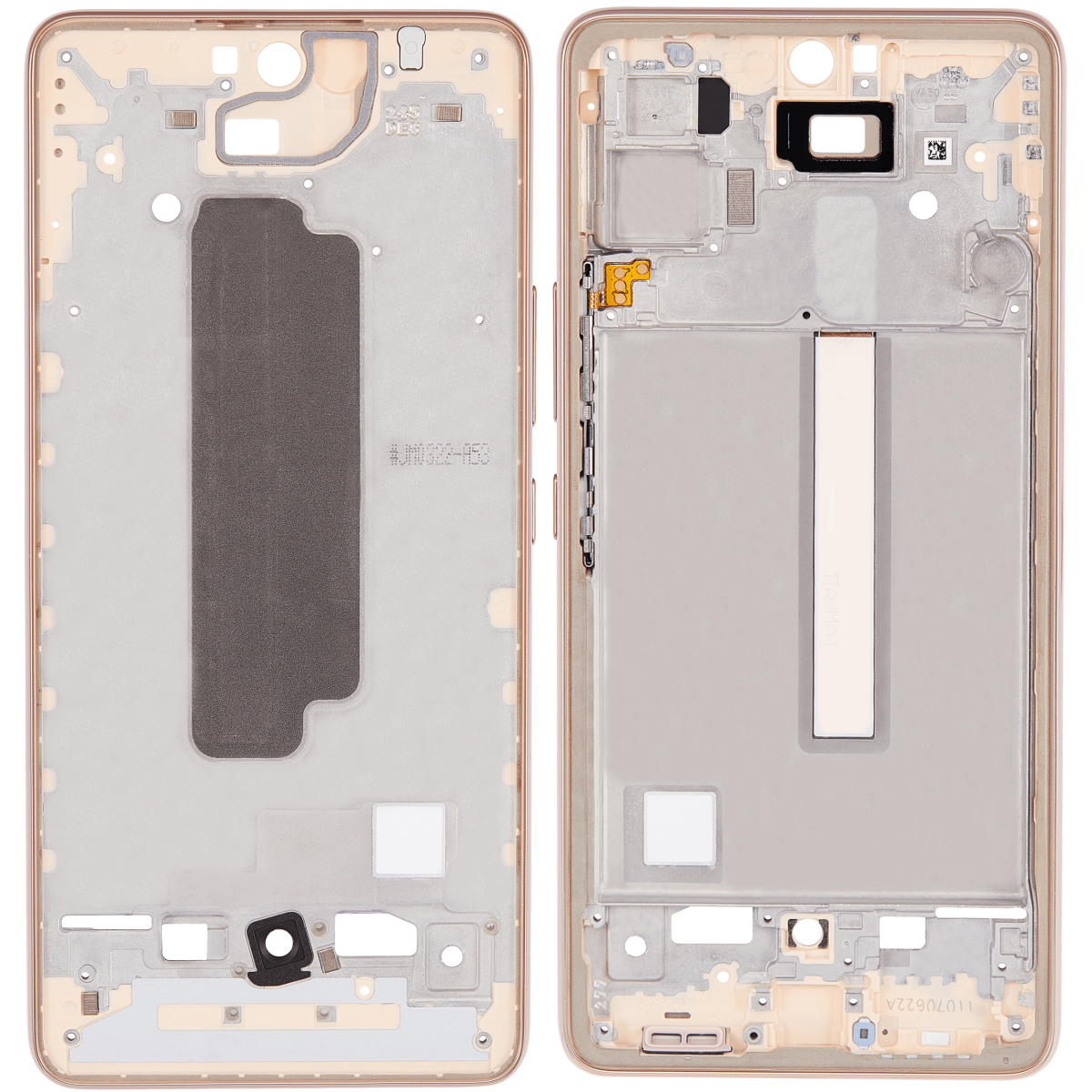 Samsung Galaxy A53 5G İle Uyumlu  Orta Çerçeve Kasası (A536 2022) (Şeftali) - Görsel 2