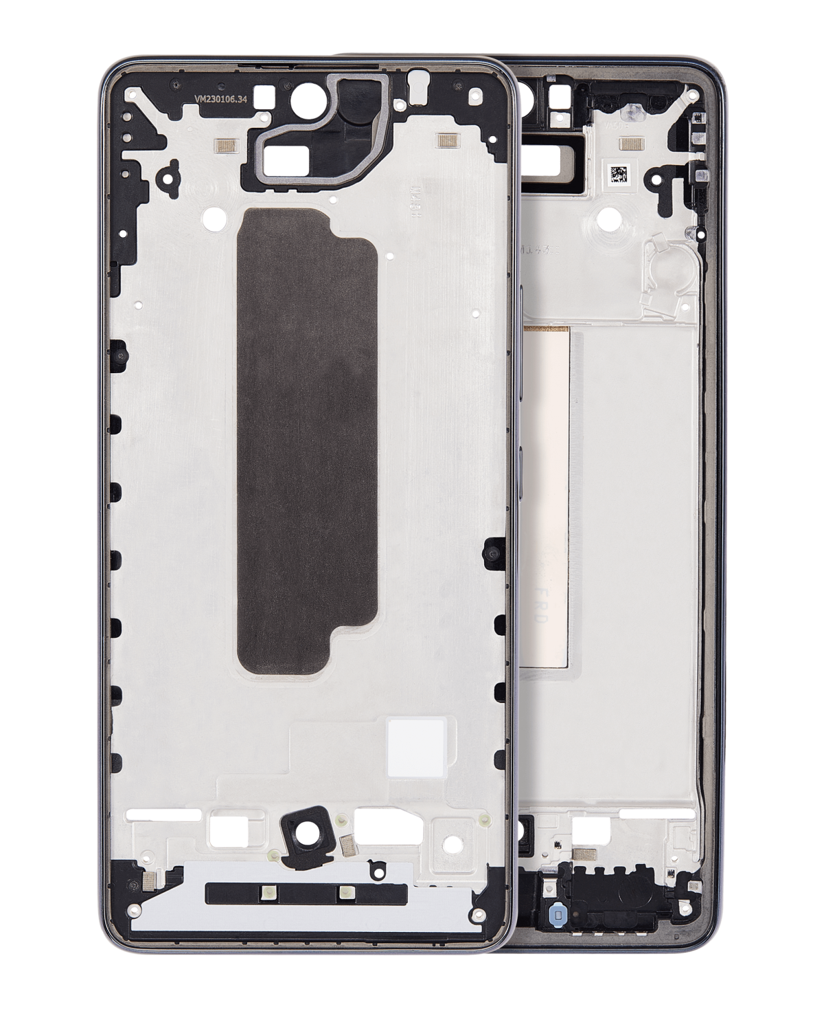 Samsung Galaxy A53 5G İle Uyumlu  Orta Çerçeve Kasası (A536 2022) (Siyah)