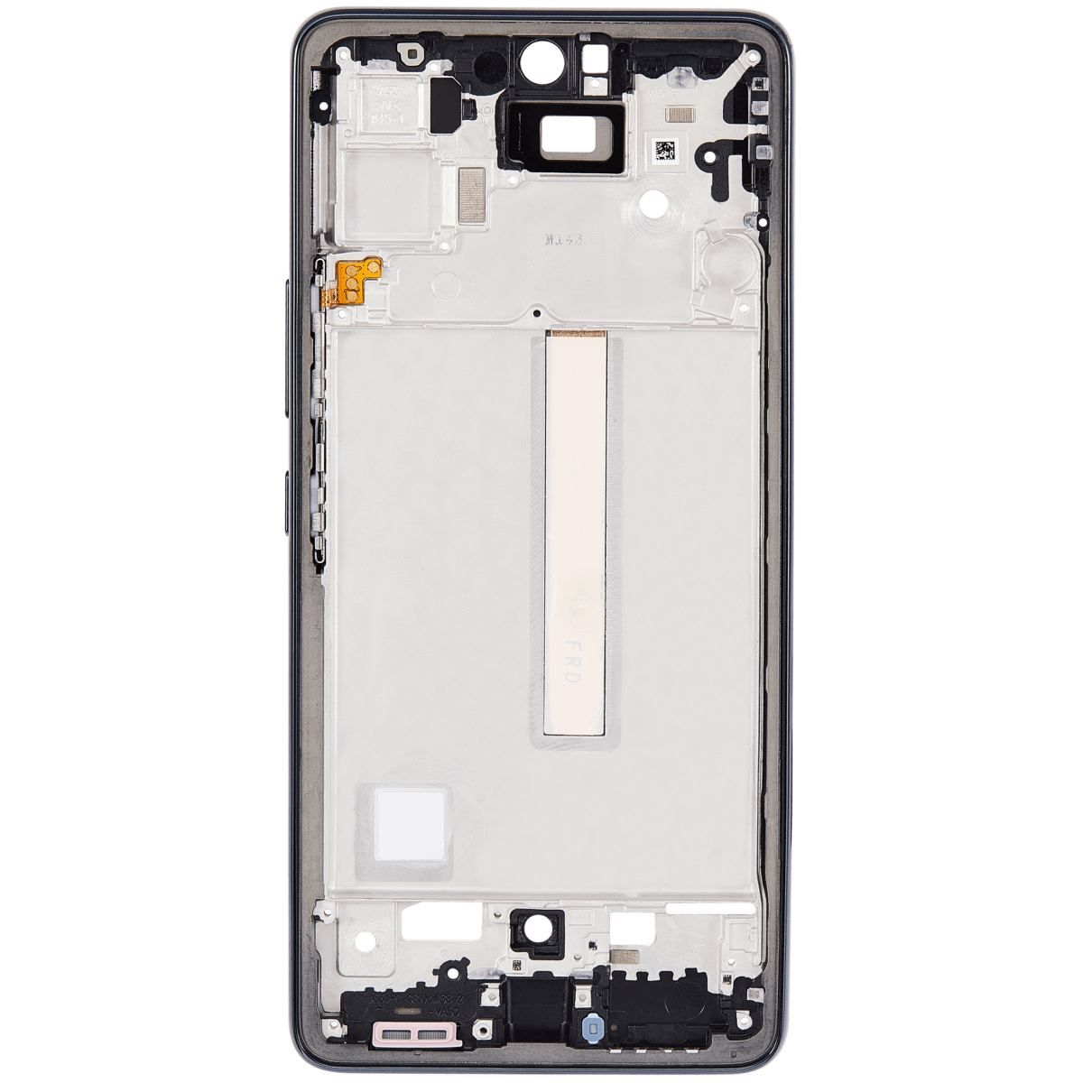 Samsung Galaxy A53 5G İle Uyumlu  Orta Çerçeve Kasası (A536 2022) (Siyah) - Görsel 4
