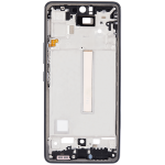 Samsung Galaxy A53 5G İle Uyumlu  Orta Çerçeve Kasası (A536 2022) (Siyah) - Görsel 4