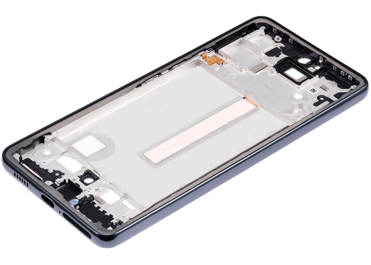 Samsung Galaxy A53 5G İle Uyumlu  Orta Çerçeve Kasası (A536 2022) (Siyah) - Görsel 6