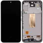 Samsung Galaxy A54 5G İle Uyumlu (A546 2023) - (Grafit) Çerçeveli ekran Orijinal Ekranı - Görsel 2