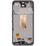 Samsung Galaxy A54 5G İle Uyumlu (A546 2023) - (Grafit) Çerçeveli ekran Orijinal Ekranı - Görsel 4