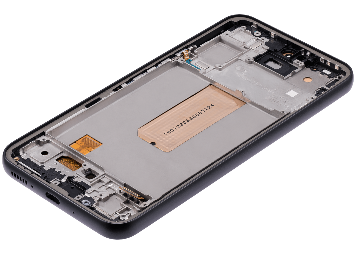 Samsung Galaxy A54 5G İle Uyumlu (A546 2023) - (Grafit) Çerçeveli ekran Orijinal Ekranı - Görsel 6