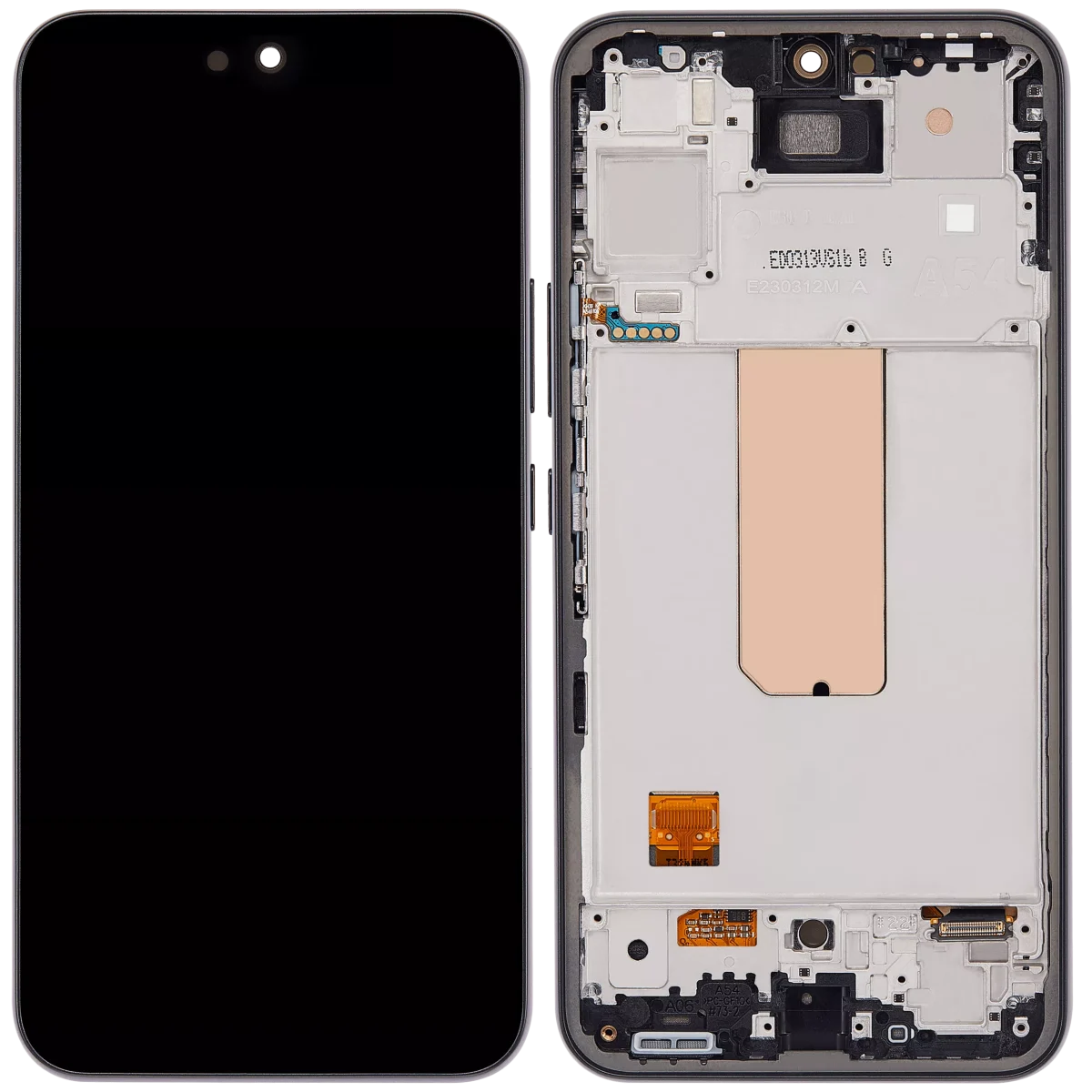 Samsung Galaxy A54 5G İle Uyumlu (A546 2023) - Orijinal (Grafit) Çerçeveli ekran Orijinal Ekranı - Görsel 2