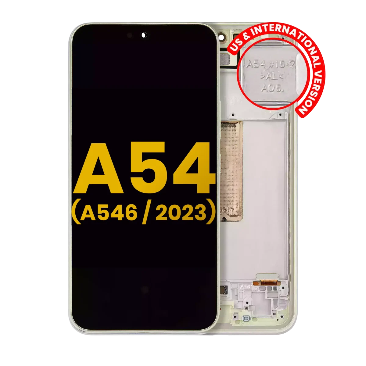 Samsung Galaxy A54 5G İle Uyumlu (A546 2023) - Orijinal (Lime) Çerçeveli ekran Orijinal Ekranı - Görsel 2