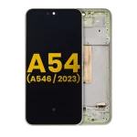 Samsung Galaxy A54 5G İle Uyumlu (A546 2023) - Orijinal (Lime) Çerçeveli ekran Orijinal Ekranı - Görsel 3
