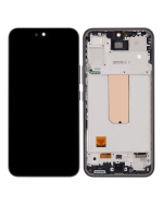 Samsung Galaxy A54 5G İle Uyumlu (A546 2023) - (Servis Paketi) (Grafit) Çerçeveli ekran Orijinal Ekranı - Görsel 3