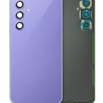 Samsung Galaxy A54 5G İle Uyumlu Arka Kapak Camı Kamera Lensiyle Uyumlu (A546 2023) (Servis Paketi) (Menekşe)