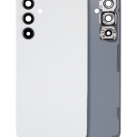 Samsung Galaxy A54 5G İle Uyumlu Arka Kapak Camı Kamera Lensli (A546 2023)  (Beyaz)