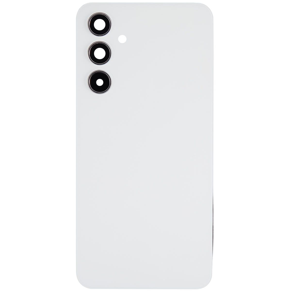 Samsung Galaxy A54 5G İle Uyumlu Arka Kapak Camı Kamera Lensli (A546 2023)  (Beyaz) - Görsel 3