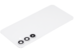 Samsung Galaxy A54 5G İle Uyumlu Arka Kapak Camı Kamera Lensli (A546 2023)  (Beyaz) - Görsel 5