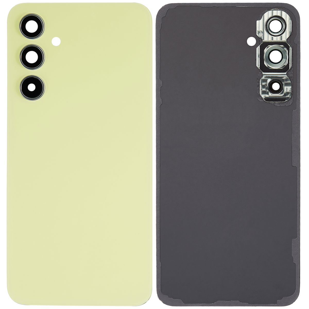 Samsung Galaxy A54 5G İle Uyumlu Arka Kapak Camı Kamera Lensli (A546 2023)  (Lime) - Görsel 2