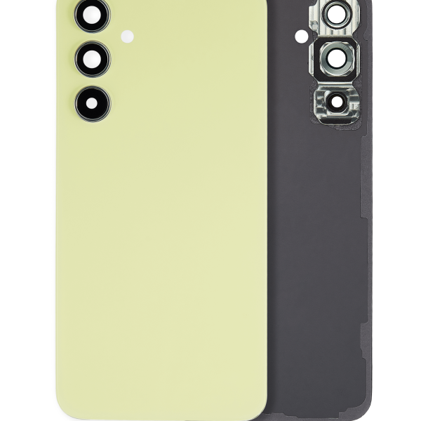 Samsung Galaxy A54 5G İle Uyumlu Arka Kapak Camı Kamera Lensli (A546 2023)  (Lime)