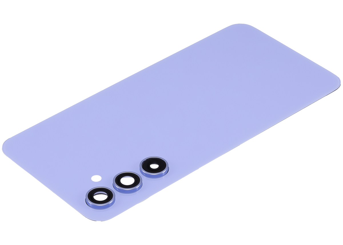 Samsung Galaxy A54 5G İle Uyumlu Arka Kapak Camı Kamera Lensli (A546 2023)  (Menekşe) - Görsel 5