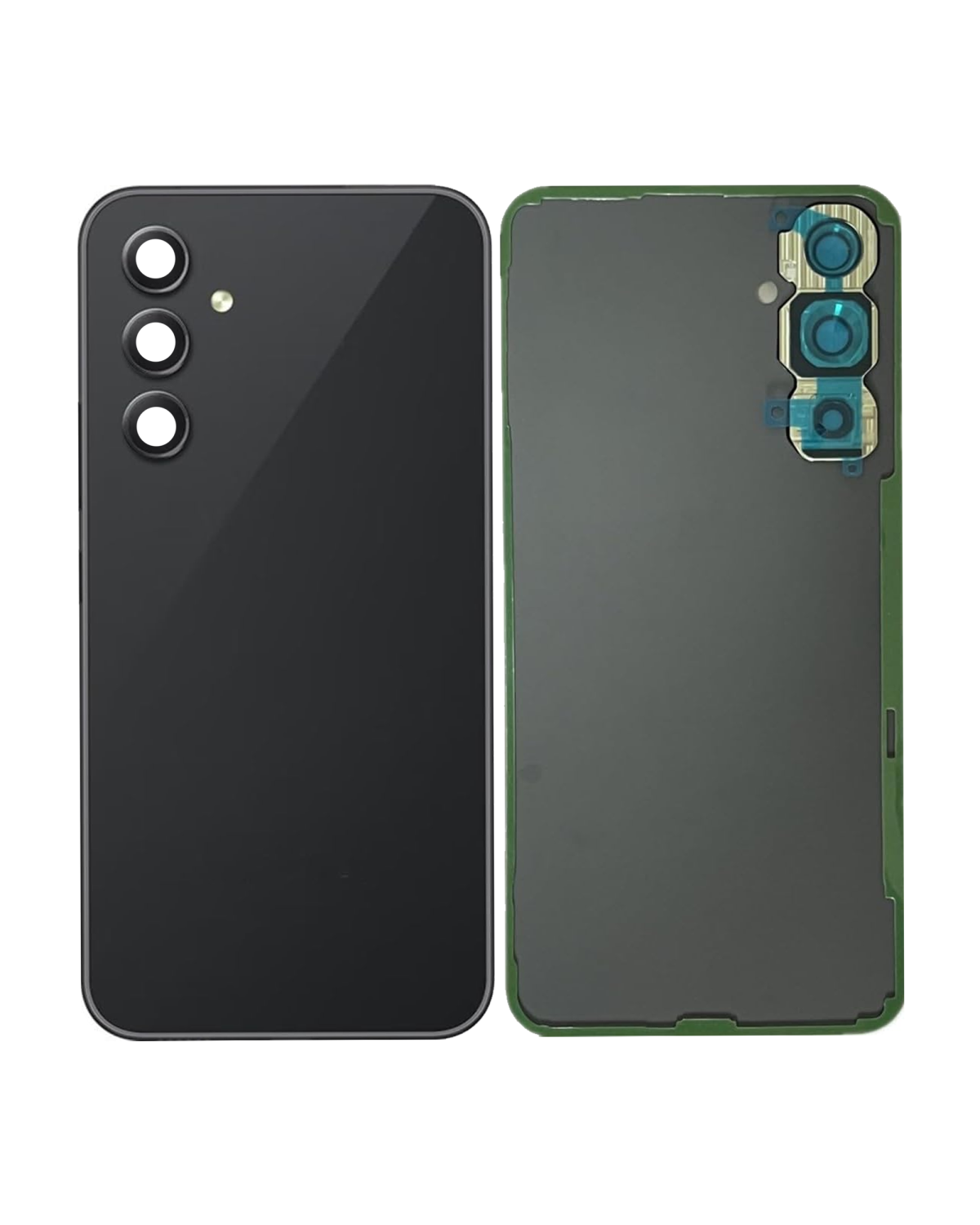 Samsung Galaxy A54 5G İle Uyumlu Arka Kapak Camı Kamera Lensli (A546 2023) (Servis Paketi) (Grafit) - Görsel 4