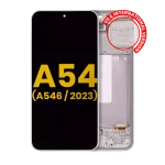 Samsung Galaxy A54 5G İle Uyumlu İçin Çerçeveli ekran (A546 2023) - Orijinal (Beyaz)  Orijinal Ekranı - Görsel 2