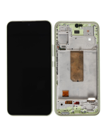Samsung Galaxy A54 5G İle Uyumlu İçin Çerçeveli ekran (A546 2023) - (Servis Paketi) (Lime)  Orijinal Ekranı - Görsel 3
