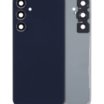 Samsung Galaxy A55 5G İle Uyumlu Arka Kapak Camı Kamera Lensli (A556 2024)  (Lacivert)