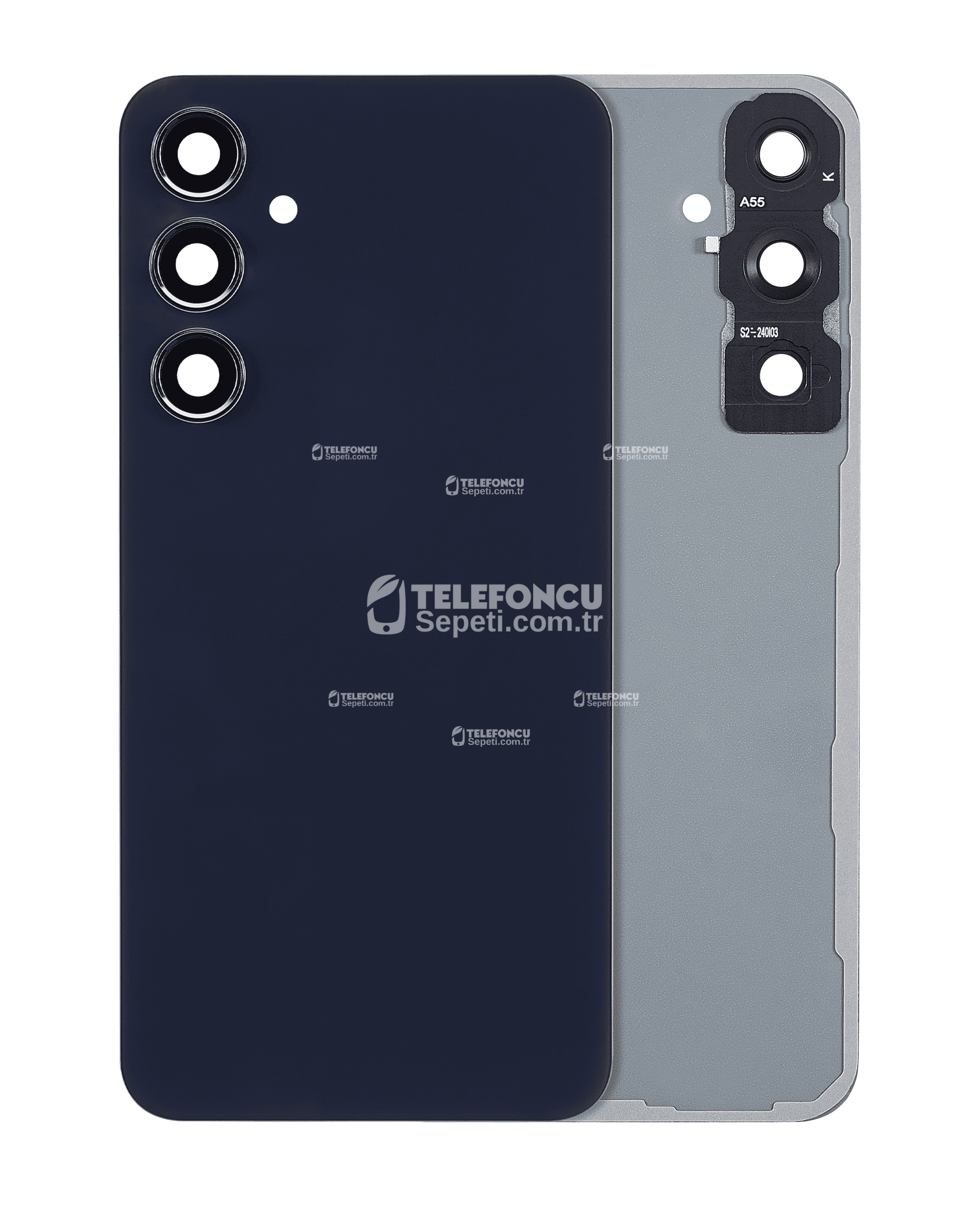 Samsung Galaxy A55 5G İle Uyumlu Arka Kapak Camı Kamera Lensli (A556 2024)  (Lacivert) Samsung Galaxy A55 5G İle Uyumlu Arka Kapak Camı Kamera Lensli (A556 2024)  (Lacivert)