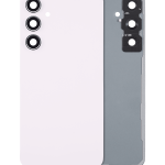 Samsung Galaxy A55 5G İle Uyumlu Arka Kapak Camı Kamera Lensli (A556 2024) (Leylak)