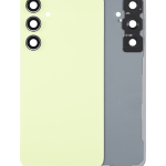 Samsung Galaxy A55 5G İle Uyumlu Arka Kapak Camı Kamera Lensli (A556 2024) (Limon)