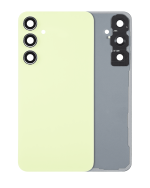 Samsung Galaxy A55 5G İle Uyumlu Arka Kapak Camı Kamera Lensli (A556 2024) (Limon) - Görsel 4