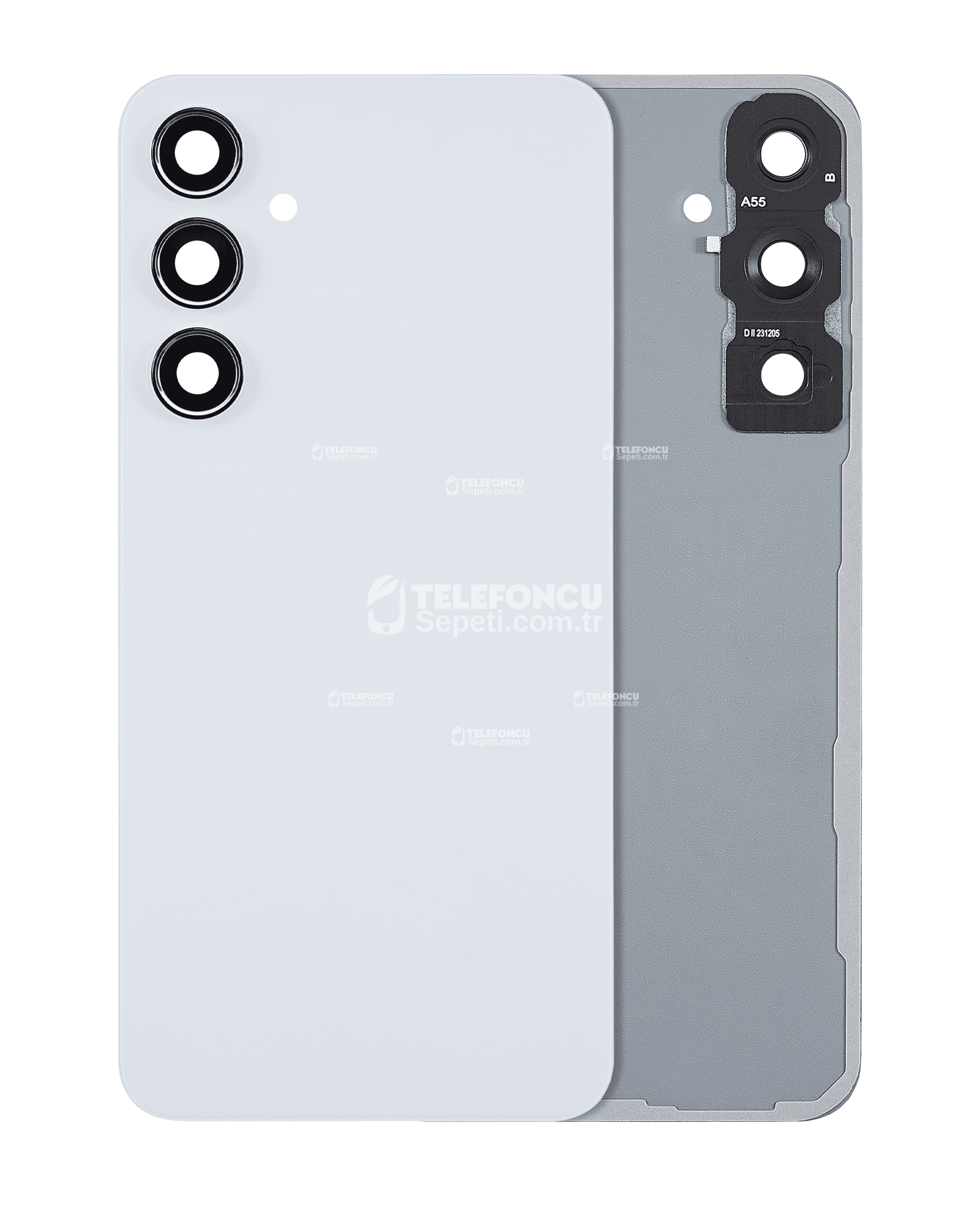 Samsung Galaxy A55 5G İle Uyumlu Arka Kapak Camı Kamera Lensli (A556 2024) (eblue) Samsung Galaxy A55 5G İle Uyumlu Arka Kapak Camı Kamera Lensli (A556 2024) (eblue)