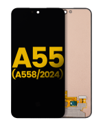 Samsung Galaxy A55 İle Uyumlu Çerçevesiz ekran Orijinal Ekranı (A556 2024) Orijinal (Tüm Renkler)